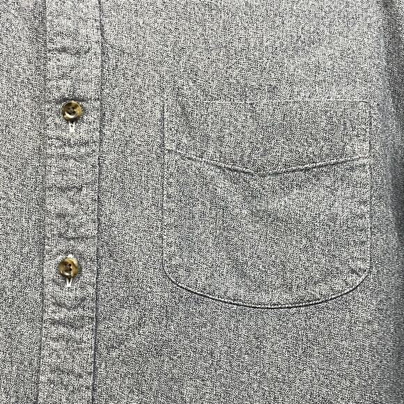 J Crew Jaspe Shirt Mens Large Gray Slim Fit Long Sleeve Button Front Pocket - Picture 5 of 11